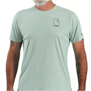 Carhartt Men's Force Sun Defender Short Sleeve Relaxed Fit T-Shirt UPF 50+ NEW S